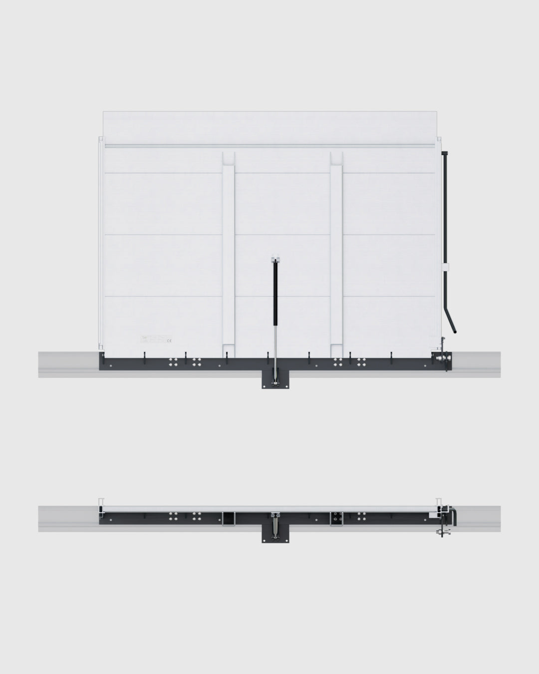 GAS - SLIDING MANUAL RAMP WITH GAS STRUT ASSISTANCE – TM PEDANE