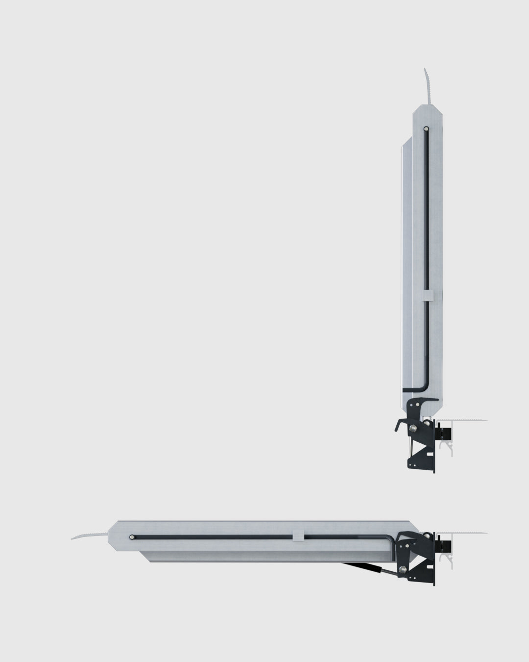 GAS - SLIDING MANUAL RAMP WITH GAS STRUT ASSISTANCE – TM PEDANE